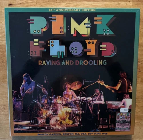 BOX SET 4 LPs PINK FLOYD RAVING AND DROOLING BOSTON 1975 COLOR WAX LIMITED EDIT