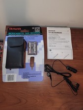 Aiwa TP-M700 Microcassette Tape Voice Recorder w Case, Tape, Microphone Remote