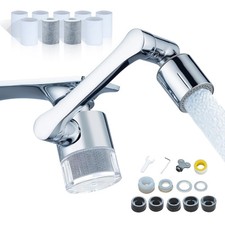 Water Filter for Sink Faucet Extender Aerator, Reduce Chlorine 1080 Rotating...