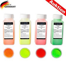 Pigmenty świetlne dzienne do żywic epoksydowych i lakierów PU (4x 50g) żółte, czerwone, zielone, pomarańczowe