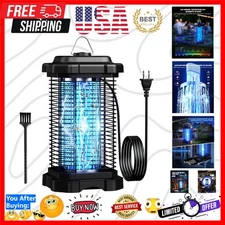 4000V Electric Bug Zapper - Waterproof 20W Fly Zapper for Outdoor Spaces