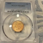 1899 Proof Indian Cent - PCGS PR64 RED