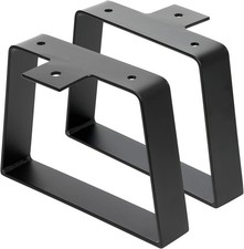 Signstek Schwarze trapezförmige Tischbeine (20,3cm)
