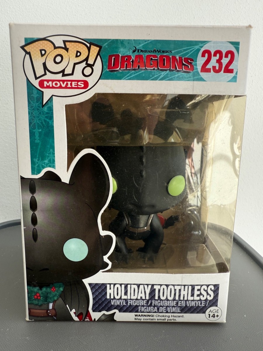 Funko Pop! Dragons Holiday Toothless #232 – Vaulted Rare – NEUF