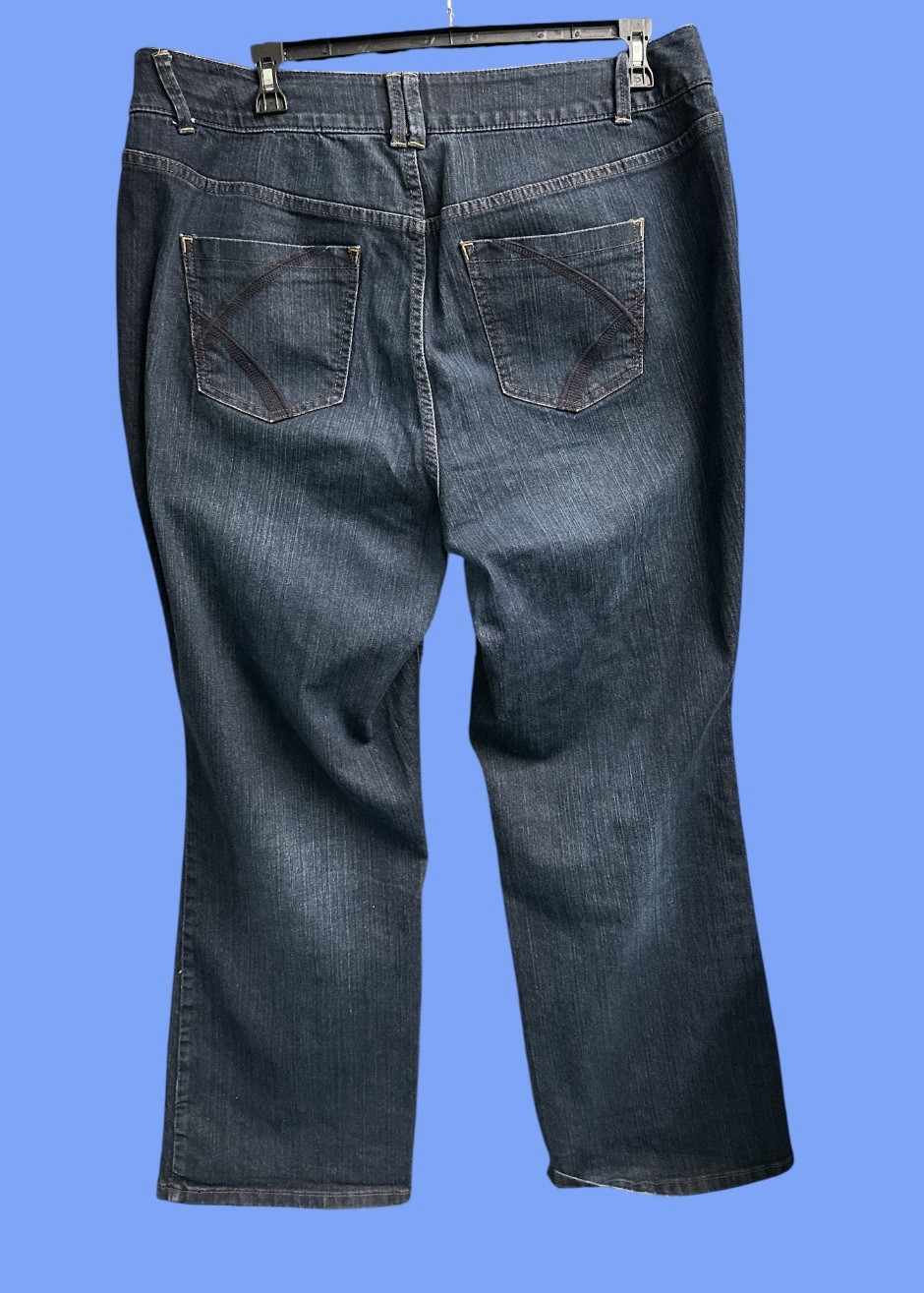 Lane Bryant Jeans High Rise Boot Cut Womens 20,Tighter Tummy Technology