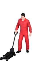 Atlantic 1:18 personaggio Sam meccanico con cric per modellismo diorama