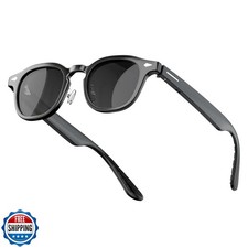 Hugur Smart Glasses,Polarized Sunglasses with Bluetooth 5.4 Open