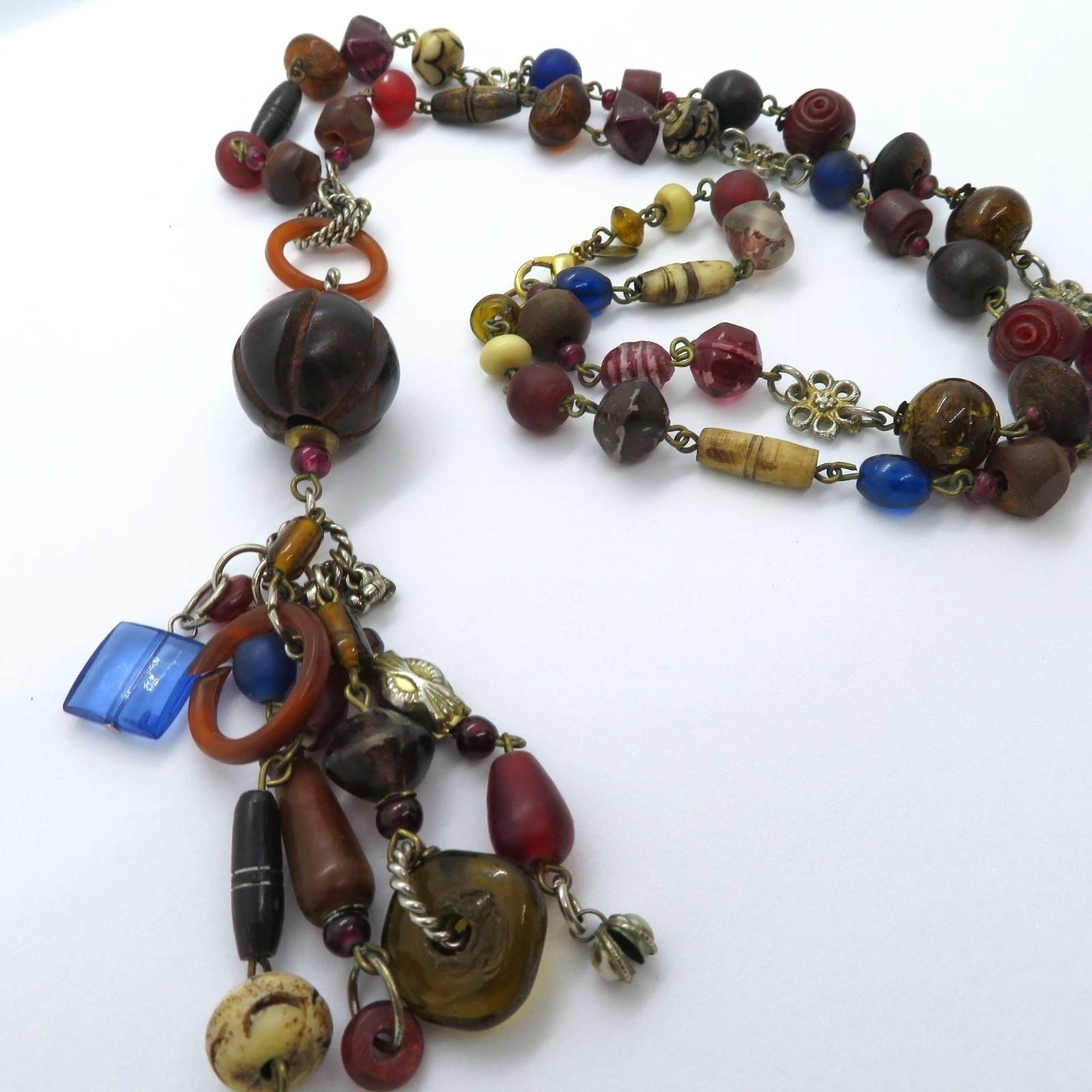 Handcrafted Multi-Bead Statement Necklace by The … - image 1