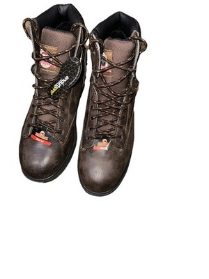 New Brahma Raid Men's Steel Toe Work Boots Size 14 No Box with Tags Brown Brown
