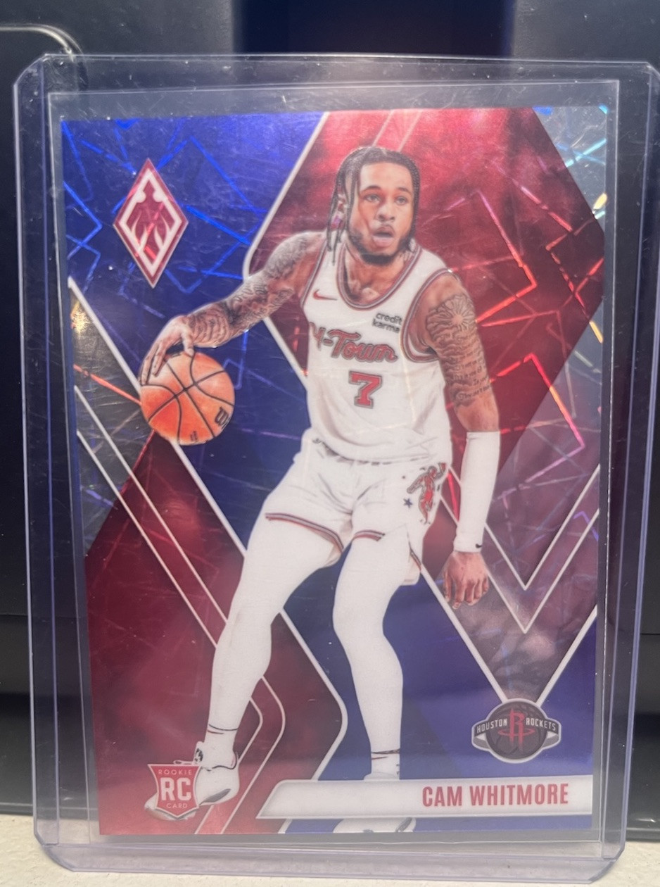 Cam Whitmore RC 2023-24 Panini Phoenix #294 Blue Lazer Prizm /275 Rookie Card