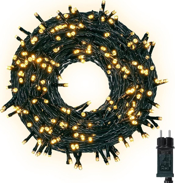 Lichterkette LED 30M IP44 Wasserdicht Weihnachtsbeleuchtung AußEn Innen-image