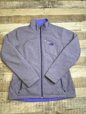 The North Face Windwall Soft Shell Full Zip Jacket Women's L Blue Outdoor Hiking