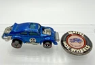 New ListingVintage Hot Wheels Redline Evil Weevil Blue with Button