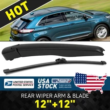 12" & 12" Rear Wiper Blade & Arm All season OEM Quality US All Season Set of 2