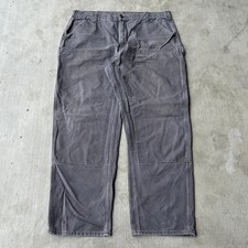 Vintage Y2K Carhartt gray double knee work wear carpenter pants