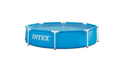 Intex 28205EH 8ft X 20in Rust Resistant Durable Steel Metal Frame Swimming Pool