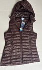 Iceberg Outerwear Vest Women's Hooded "Full Zip" Puffer, Size M, Color Maroon