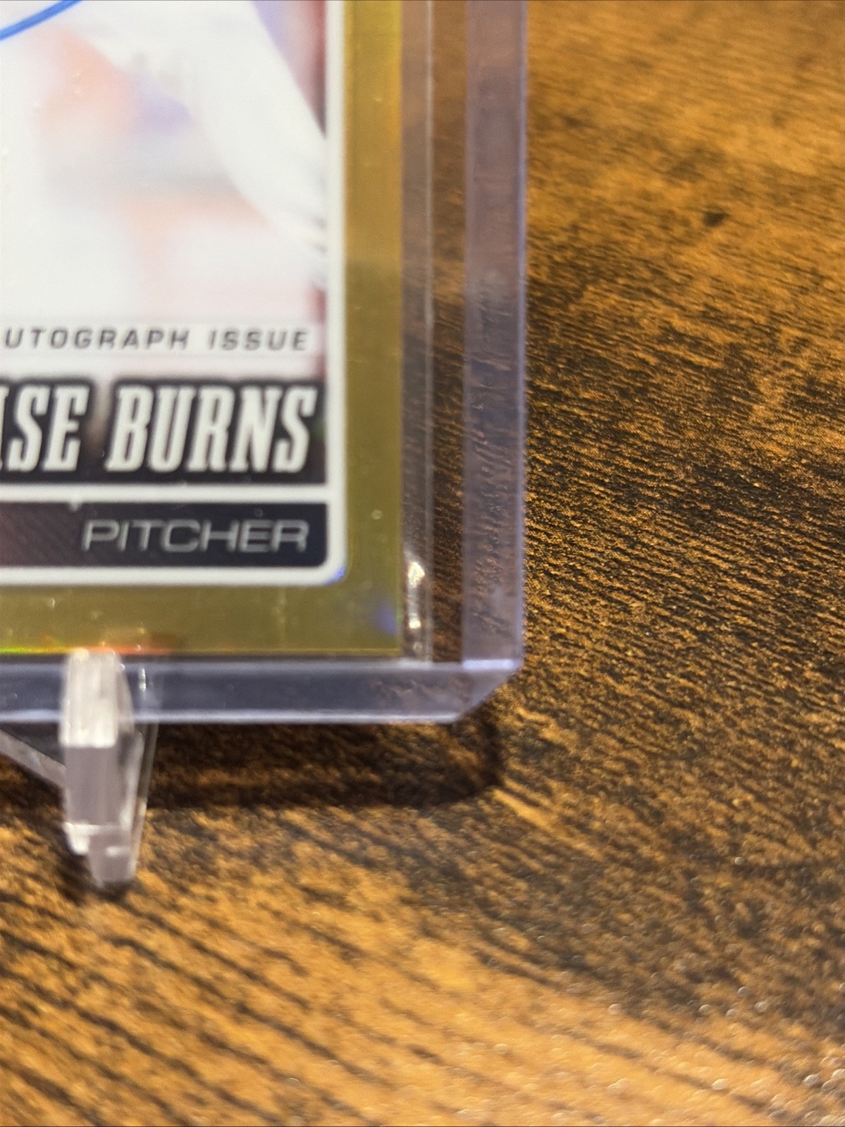 2026 Topps Chrome Baseball Chase Burns Auto/50 Gold RA CB view 5