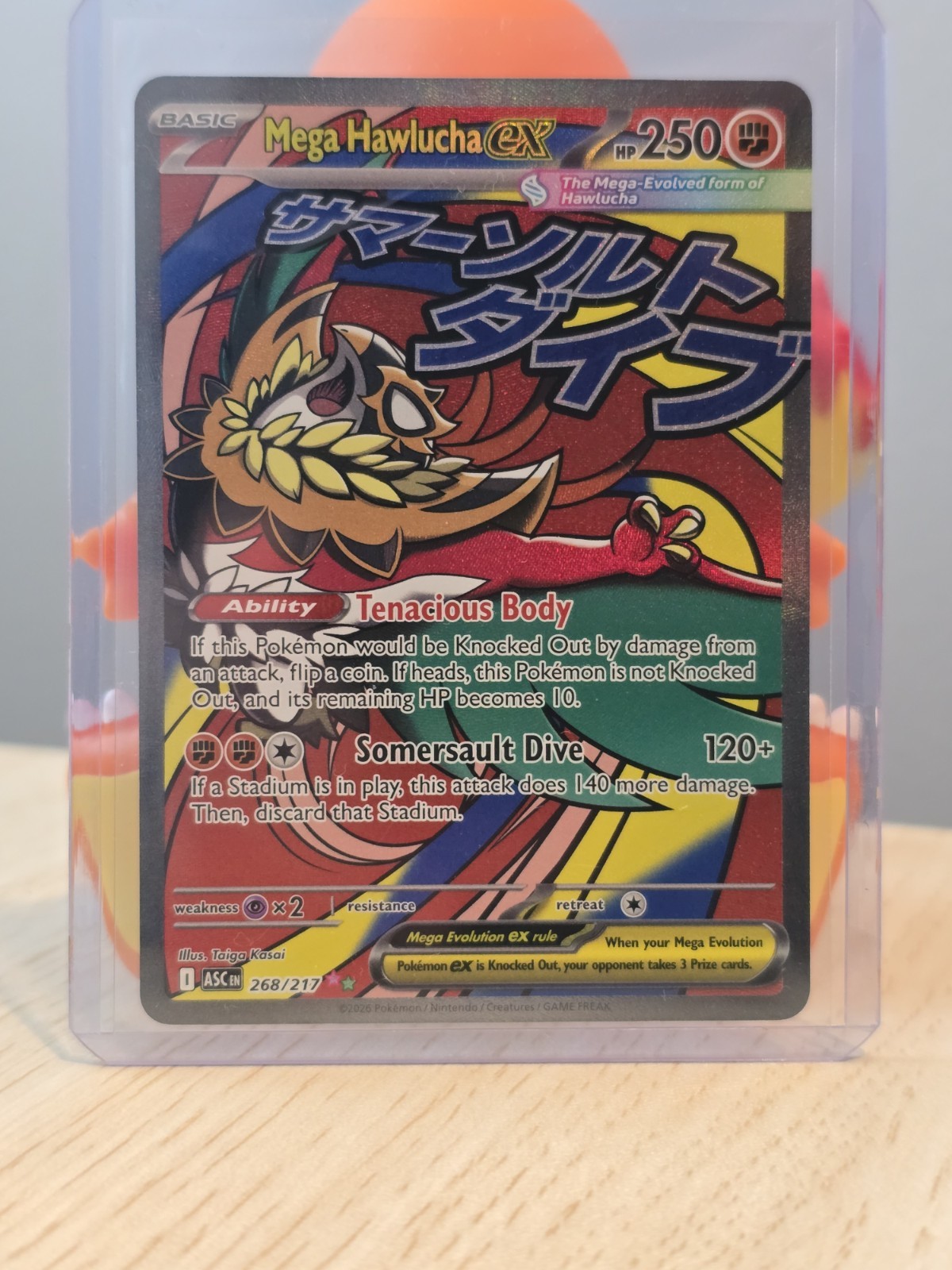mega hawlucha pokemon card M2a] Mega Hawlucha ex 239/193〈SAR〉 – Buy Online at Omotenashi TCG main image 1
