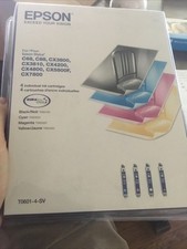 Epson Stylus Ink Cartridges, 4 Pack  Black, Cyan,magenta, Yellow 1 each Color