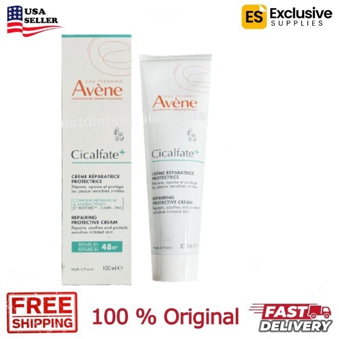 AVENE CICALFATE (+) SKIN REPAIR CREAM 100 ml 3.38 fl oz - Free Shipping