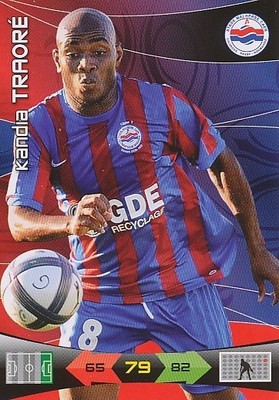 KANDIA TRAORE SM CAEN TRADING CARDS ADRENALYN PANINI FOOT 2011