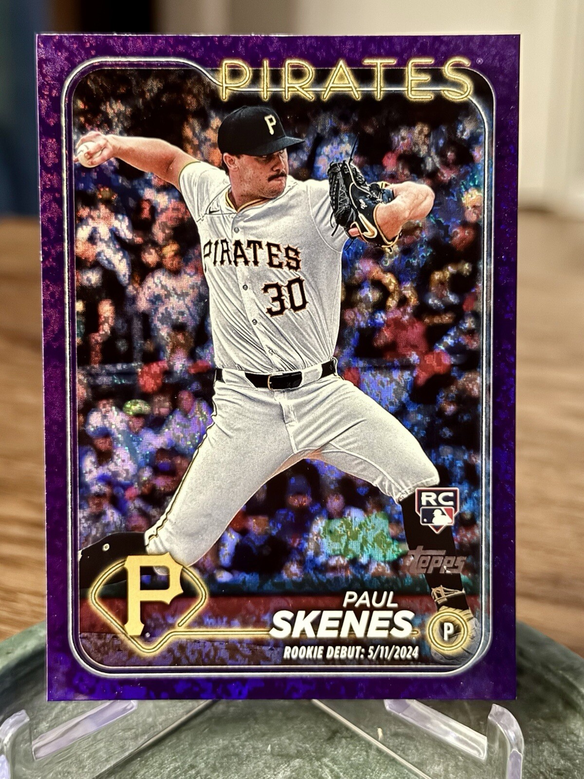 2024 Topps Update - Rookie Debut Purple Holo Foilboard #US288 Paul Skenes /799