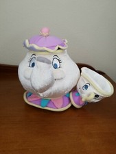 Disney Store Talking Mrs Potts  Chip Plush Beauty And The Beast - Tested Works