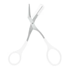 VOCOSTE Eyebrow Trimmer Scissors with Comb Stainless Steel Eyebrow Comb Scissors