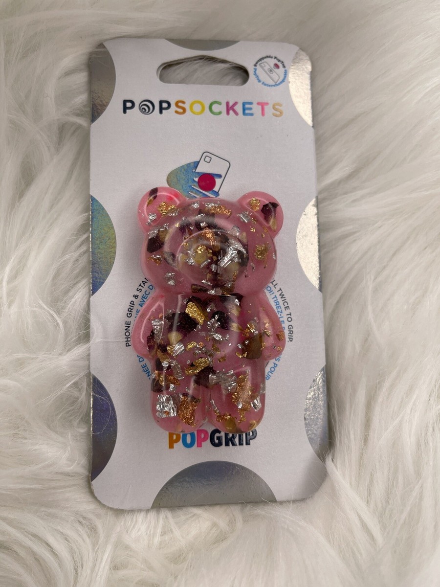 Rare Colorful Splash Teddy Bear Inspired Pop Socket Swappable