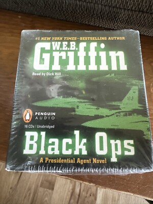 A Presidential Agent Novel: Black Ops by W.E.B. Griffin (2008) 16 CDs NEW SEALED