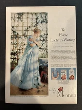 Vintage 1950s Advertising Mennen Baby Oil/Power/Magic/Skin Care, Sybil Connolly