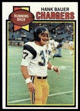 1979 Topps #499 Hank Bauer RC San Diego Chargers