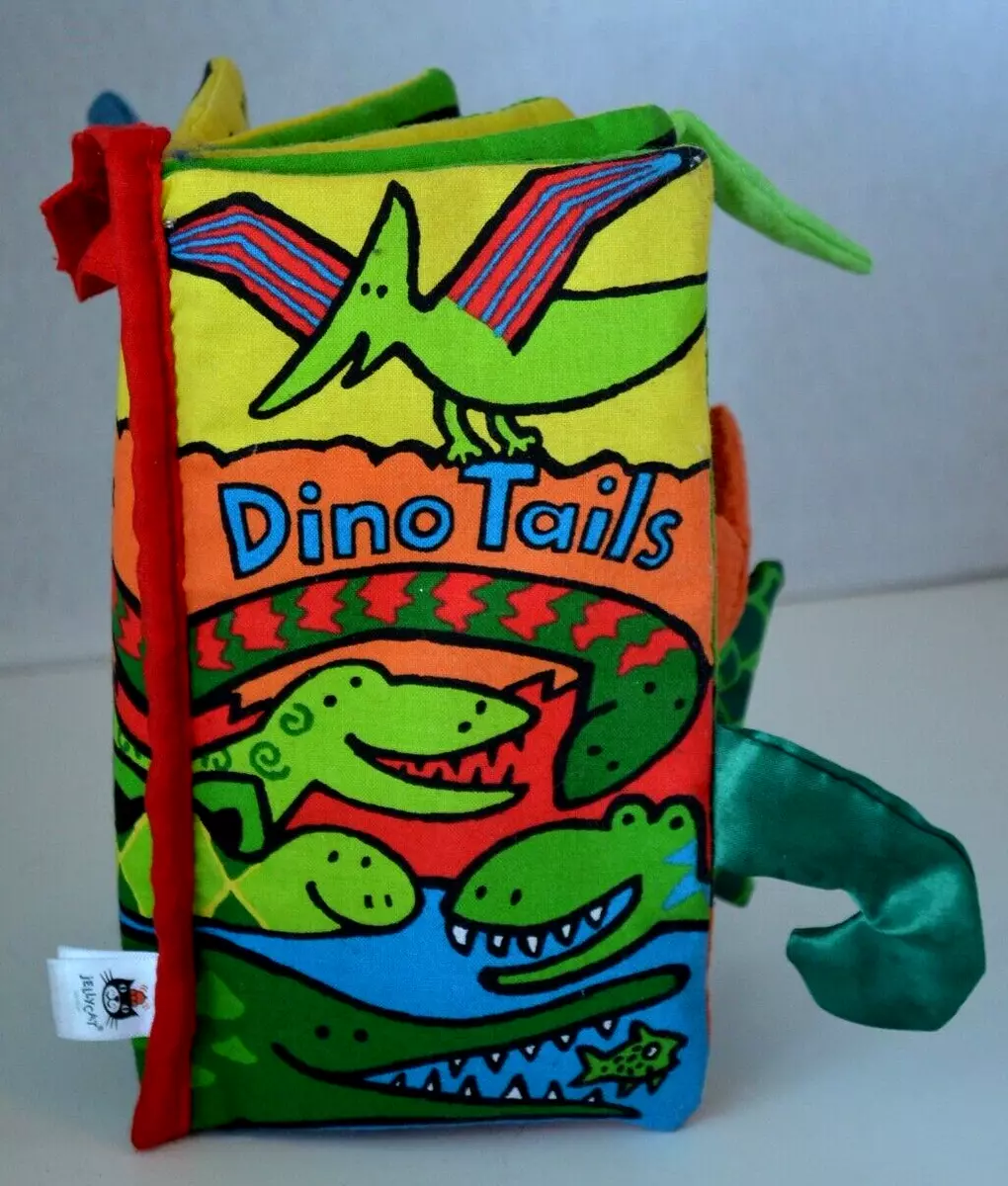 Jellycat dino sales tails book