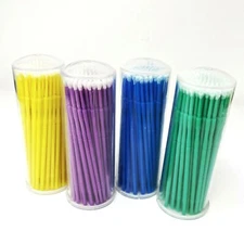 100 pcs Eyelash Extension Microblading And Tattoo Supply Micro Brush Swab