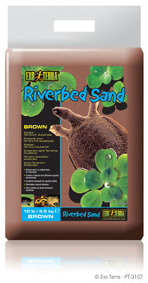 Exo Terra Riverbed Sand, Substrat für Terrarien & Aquaterrarien