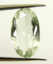 4.35 Ct Natural Green Amethyst Gemstone Stone Oval cut Wire Wrap Stone - 13618