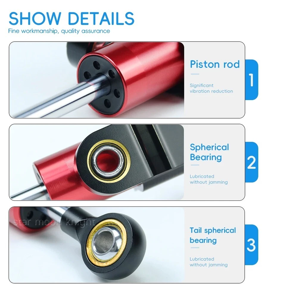 Kit de montagem amortecedor estabilizador de direção motocicleta Ducati Hypermotard 821 939 - Imagem 3 de 4