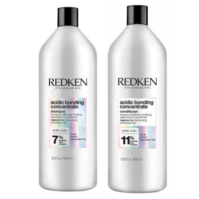 Redken Acid Bonding Konzentrat Shampoo, Conditioner intensive Haarreparatur 1L