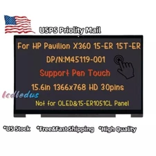 15.6'' For HP Pavilion X360 15-ER0095NR 15-ER0195NR LCD Touch Screen Assembly