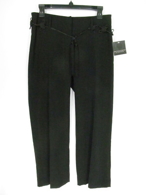 Apostrophe Stretch Women's Capri Pants Size 2 Black NWT                   (1697)