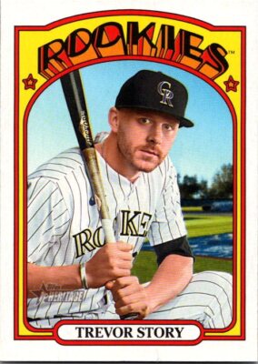 2021 Topps Heritage #600 Trevor Story 