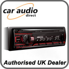 Alpine UTE 204DAB Mechless DAB Car Stereo Radio Bluetooth MP3 FLAC USB AUX