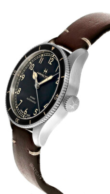 Hamilton Khaki Aviation Pilot Pioneer AUTO 38mm Black Dial Men's