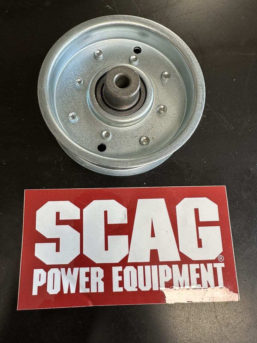 SCAG 484128 Genuine OEM Idler Pulley. SHIPS FAST! Buy from a Scag