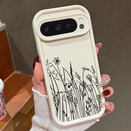 Funda blanda de silicona a prueba de golpes con estampado floral para Google Pixel 9 Pro 8A - Imagen 17 de 23