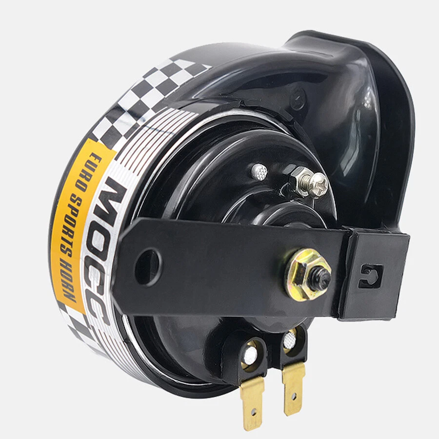 Bocina negra fuerte 12V para motocicleta Honda Shadow Spirit Aero ACE VT 750 1100 600 Foto 2 de 4