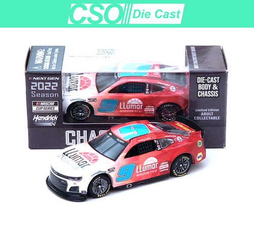Chase Elliott 2022 Llumar Window Film 1/64 DIE CAST CHASSIS IN STOCK