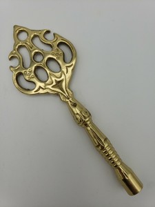Decorative Brass Gas Valve Key For Log Fireplace Vintage Ornate