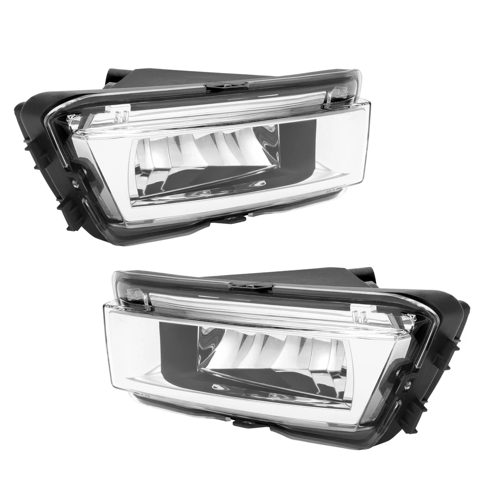 Par de luces antiniebla con biseles y molduras cromadas lado derecho+izquierdo para Volkswagen Passat 2012-2015 Foto 3 de 4